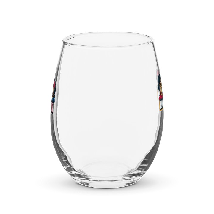 BUK n BOB Podcast Custom Stemless Wine Glass product image (2)