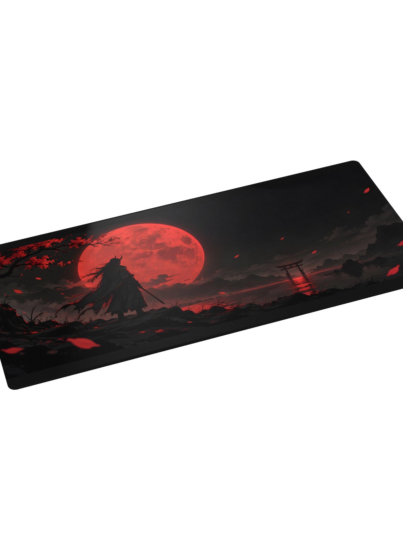 Blood Moon Ronin | OniDeskt XL Mouse Pad product image (3)