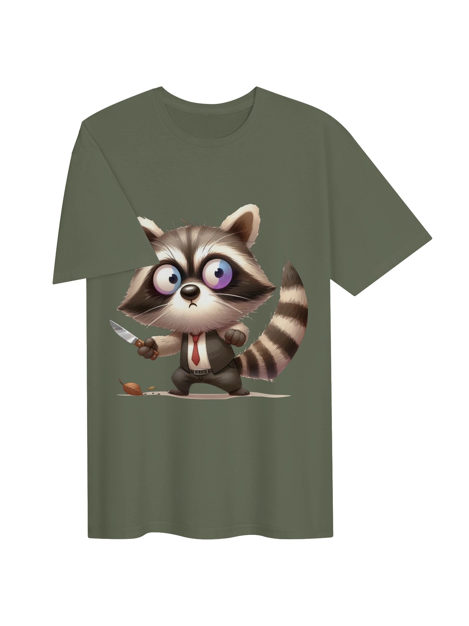 Funny Raccoon T-Shirt | Cute Mischievous Raccoon Graphic Tee for Animal Lovers product image (33)