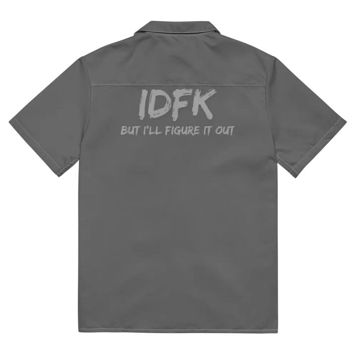 IDFK Whole Lotta Gray Button Up product image (2)