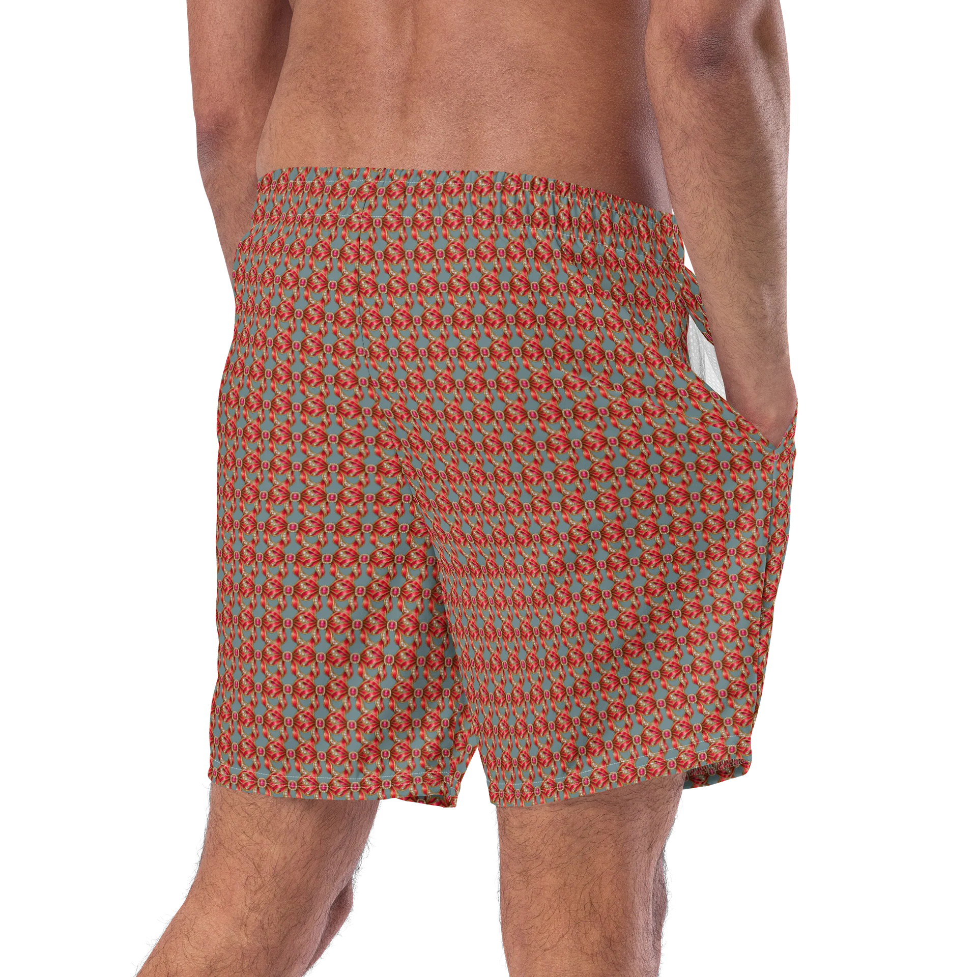 Geometric Mosaic Swim Trunks product image (9)
