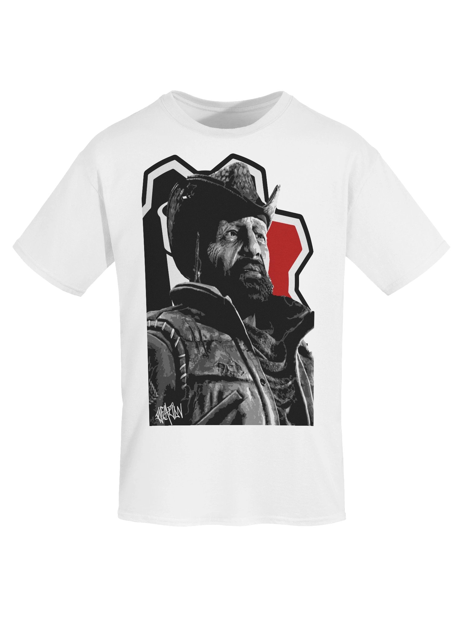 Dizzy painting tee (WHITE) product image (7)