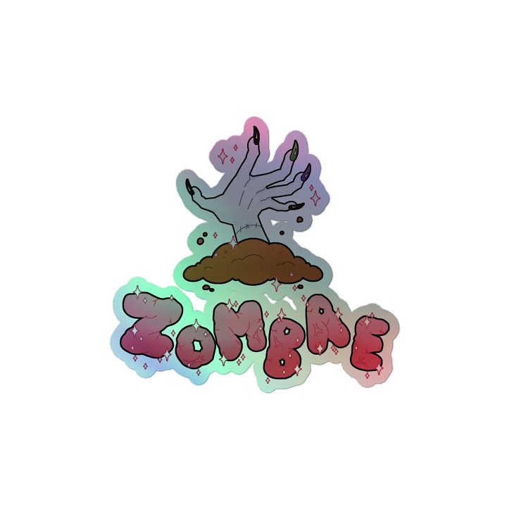 "ZOMBAE" Holo Sticker product image (2)