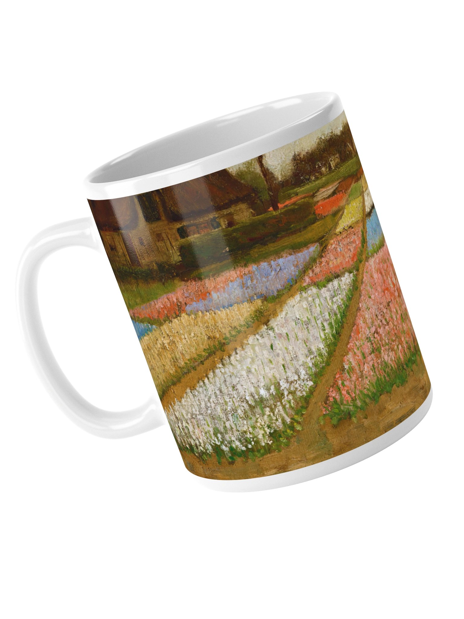 Flower Beds in Holland (Vincent van Gogh) Mug product image (6)