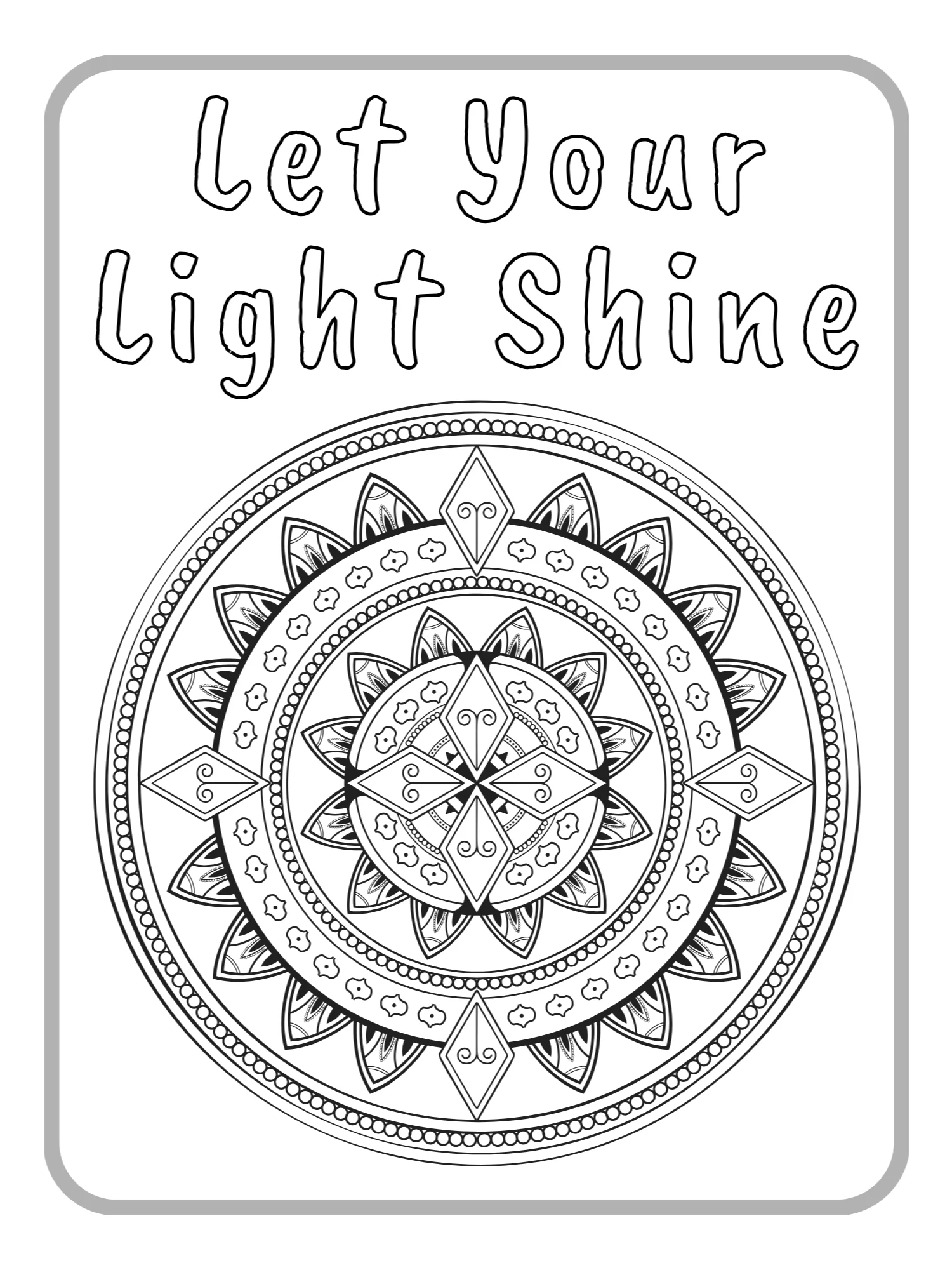Inspirational Coloring Book (Digital PDF) product image (5)