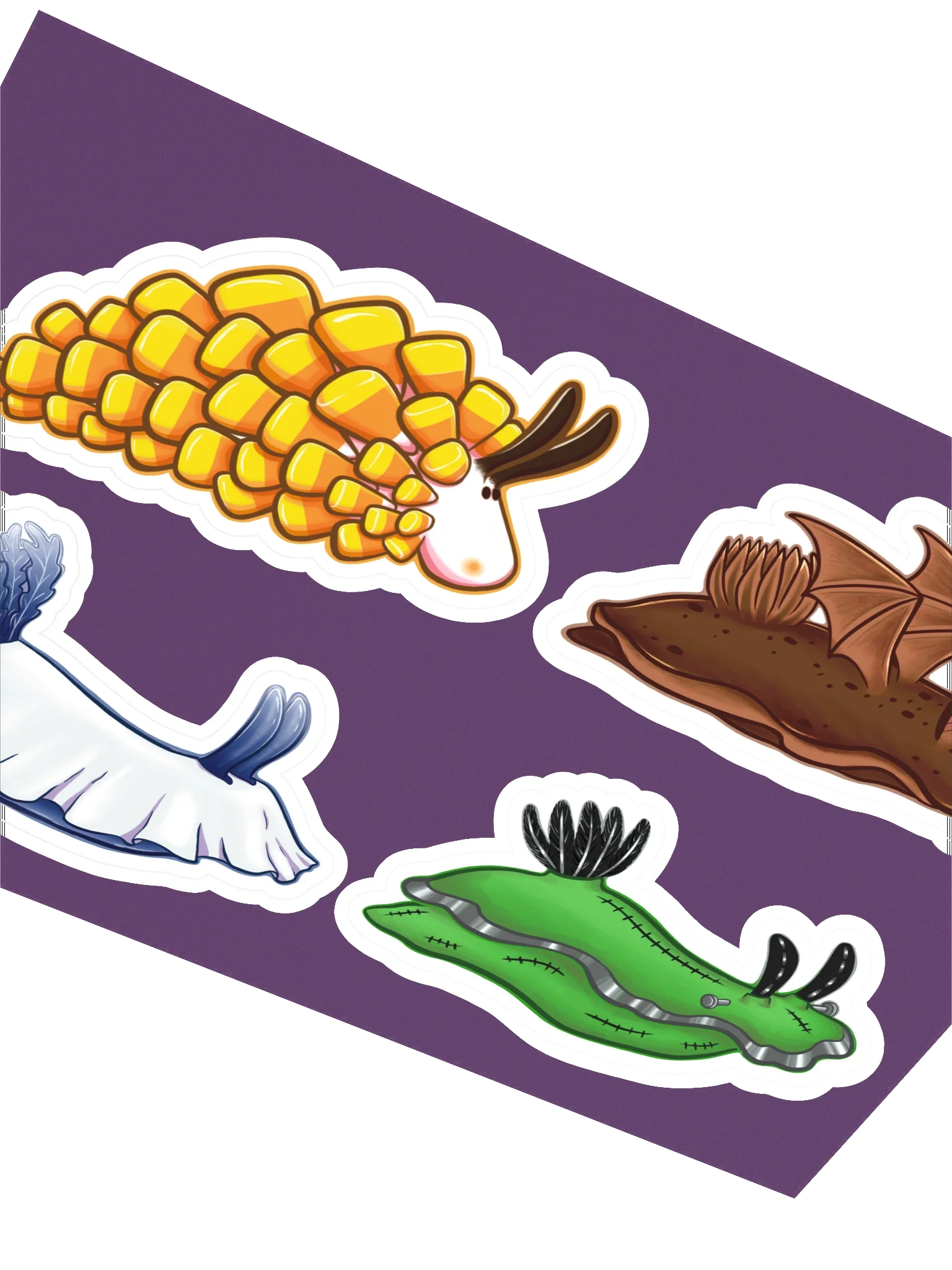 Spooky Scary Slug Time - Sticker Set product image (3)