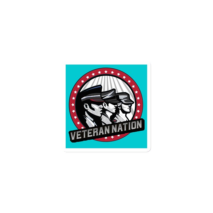 Veteran Nation Teal Magnet product image (1)