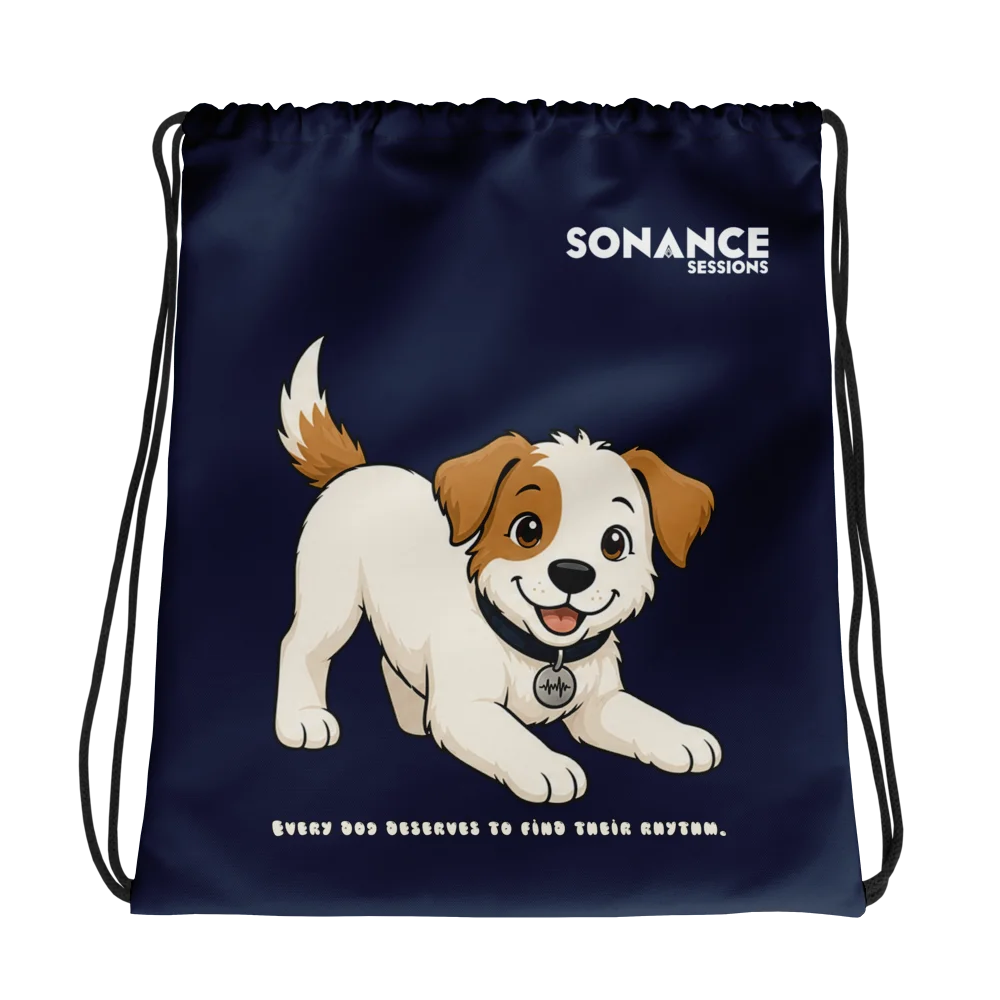 Sonance Dog Drawstring Bag (Play) Navy product image (1)