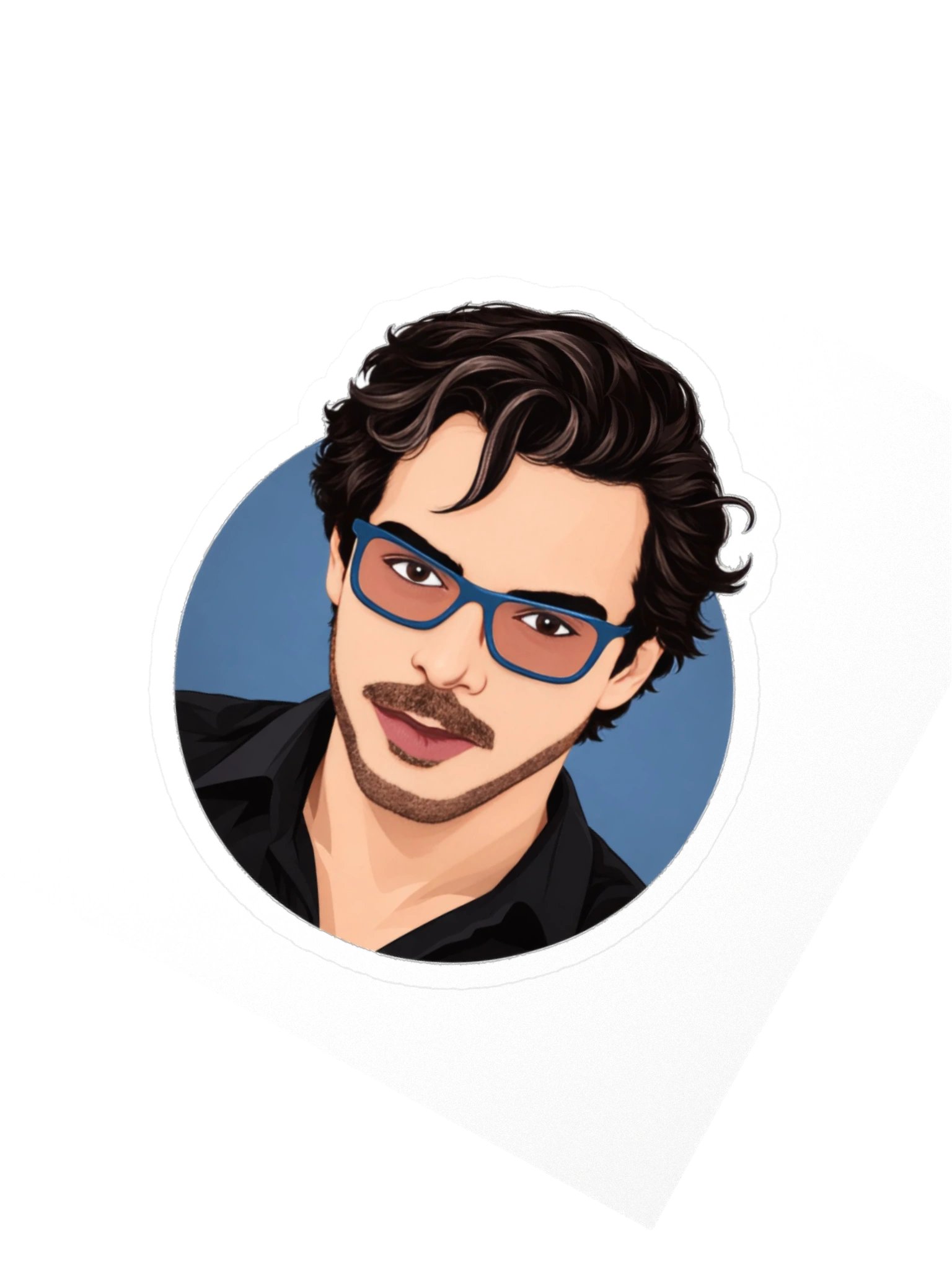 Will Keenan Cartoon Portrait Sticker product image (6)