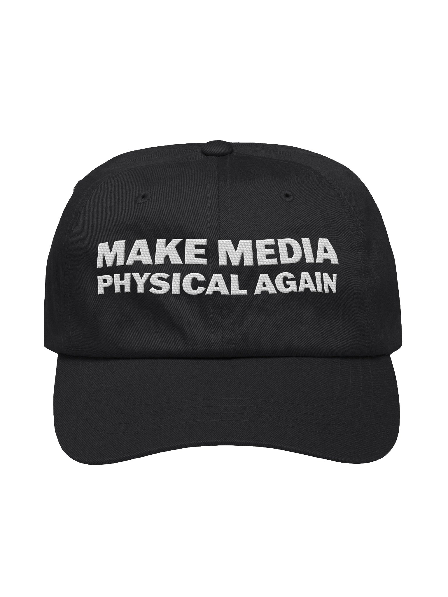 Make Media Physical Again cap