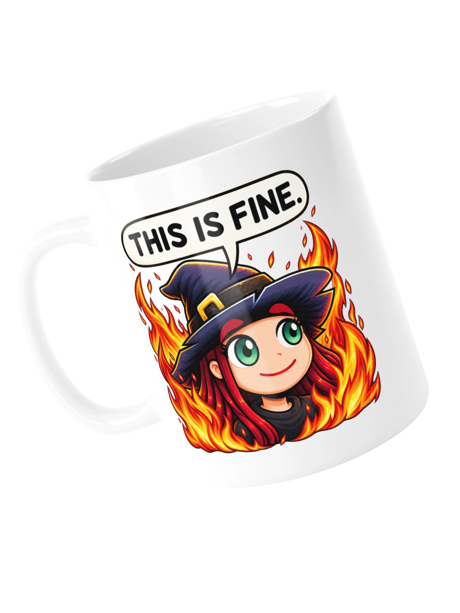This Is Fine Mug L/R Handed product image (15)