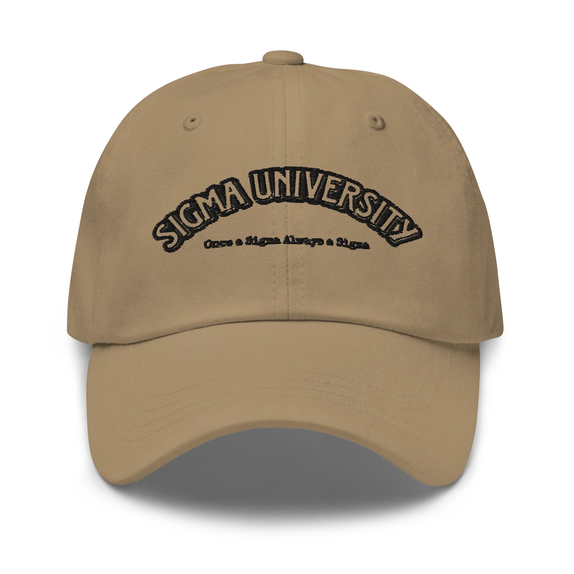 Sigma University Hat (Black Text) product image (1)