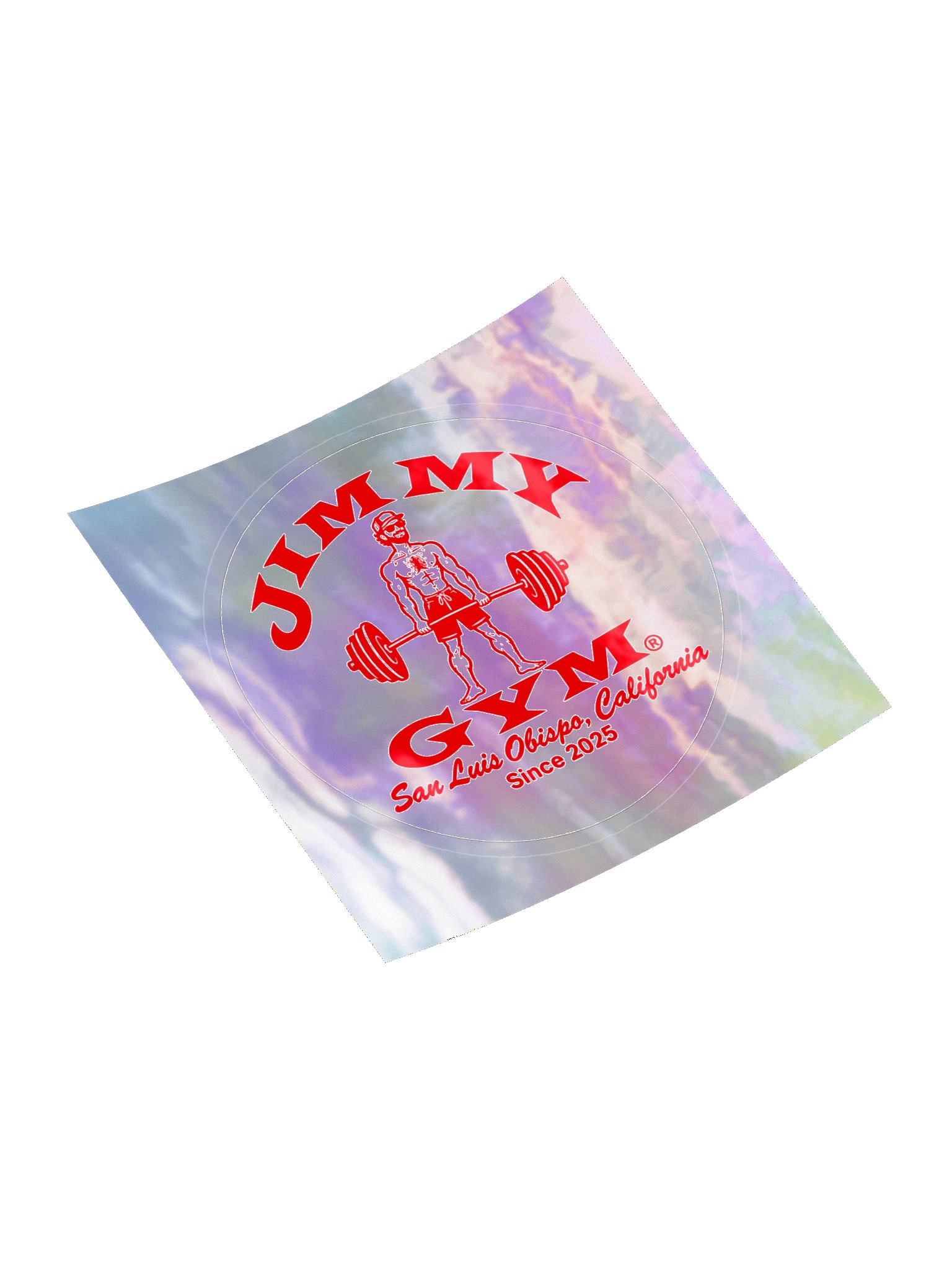 The Holographic Jimmy Gym Sticker product image (4)