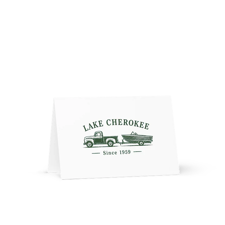 Lake Cherokee Vintage Truck Card product image (1)