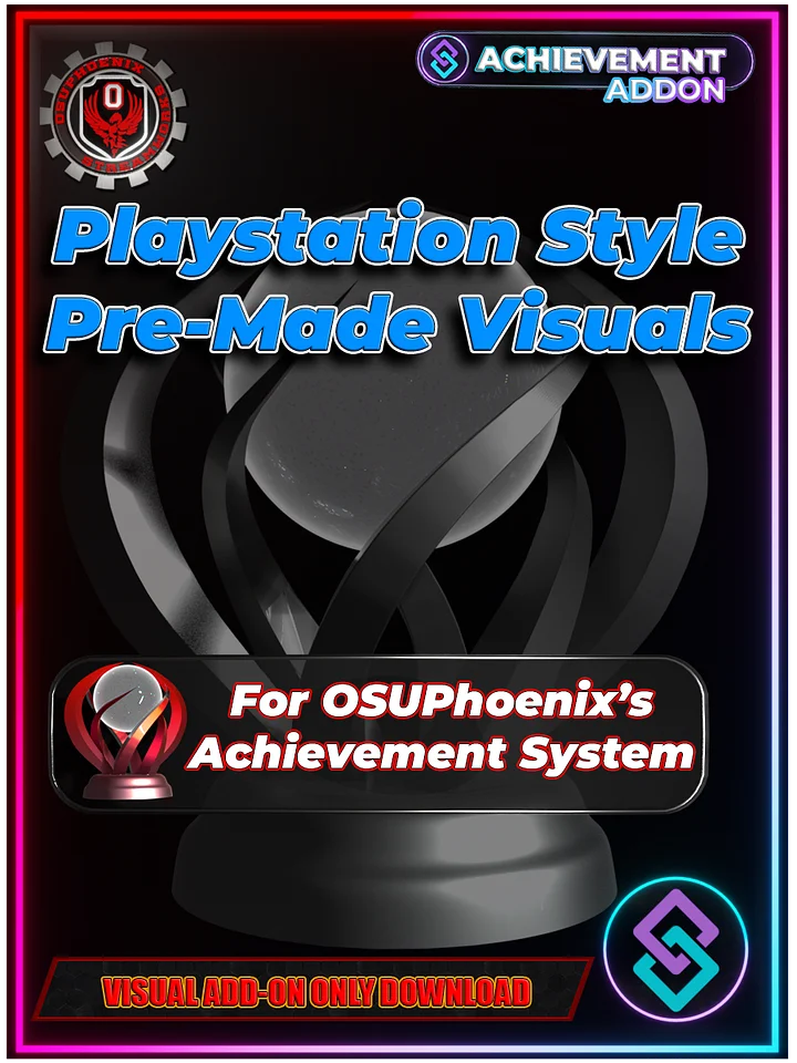 Playstation Style Achievement Visuals product image (1)