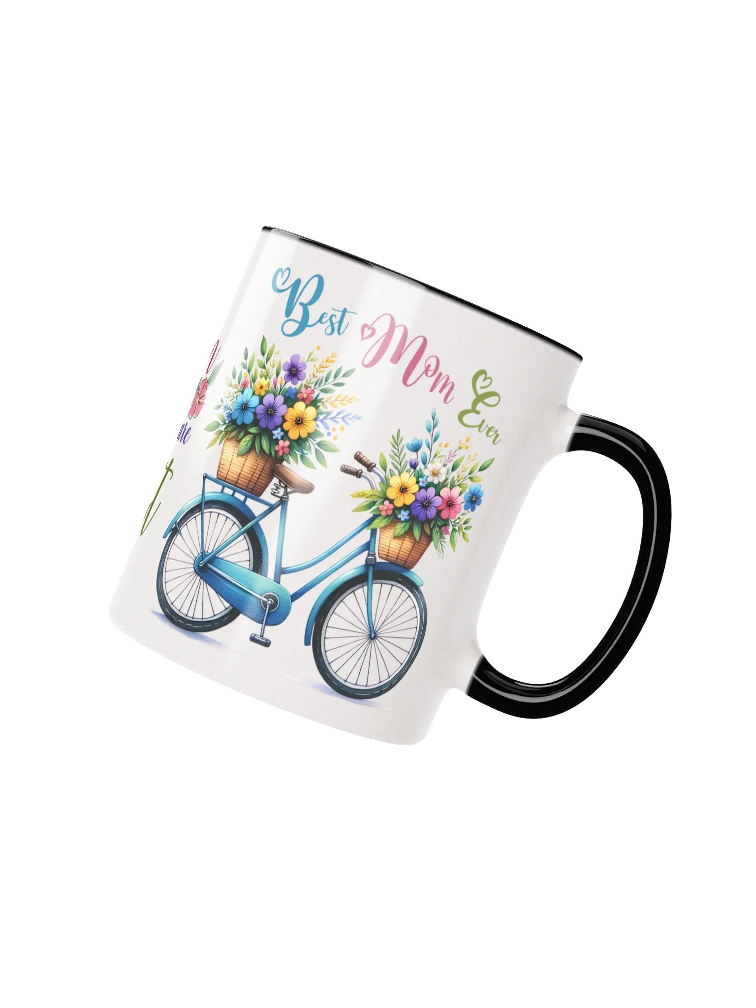 Vintage Bicycle Bliss Best Mom Ever Ceramic Mug product image (3)