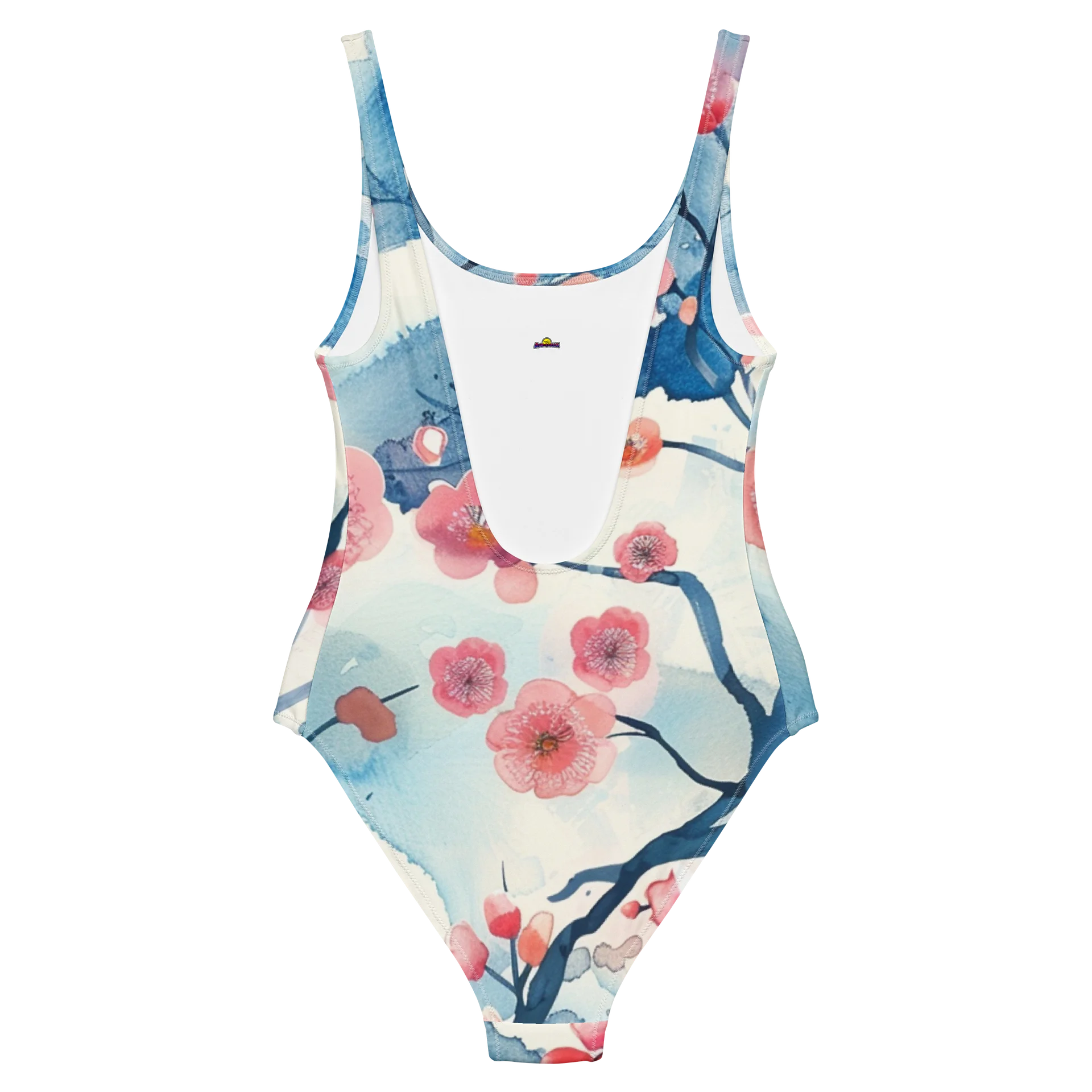 Sakura Sky One-Piece Swimsuit - Cheeky Low-Scoop Swimwear product image (6)