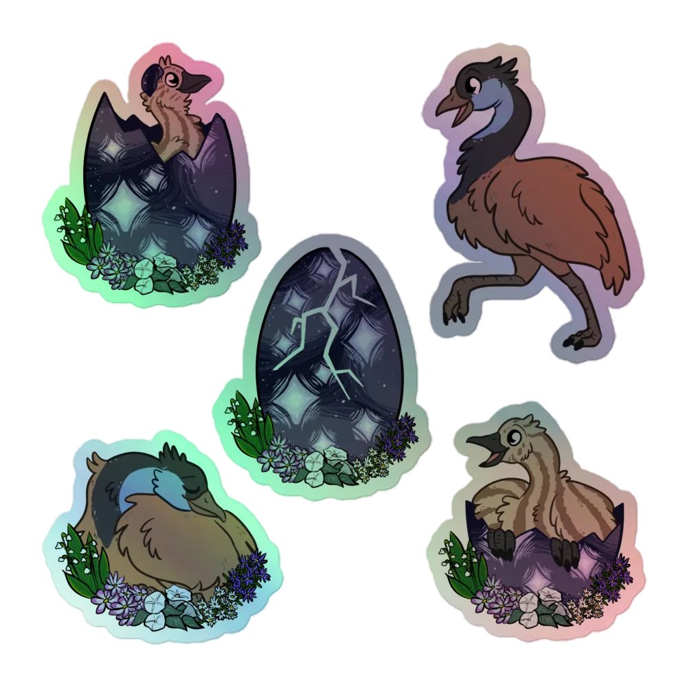 RAWR Aether Holographic Stickers product image (1)