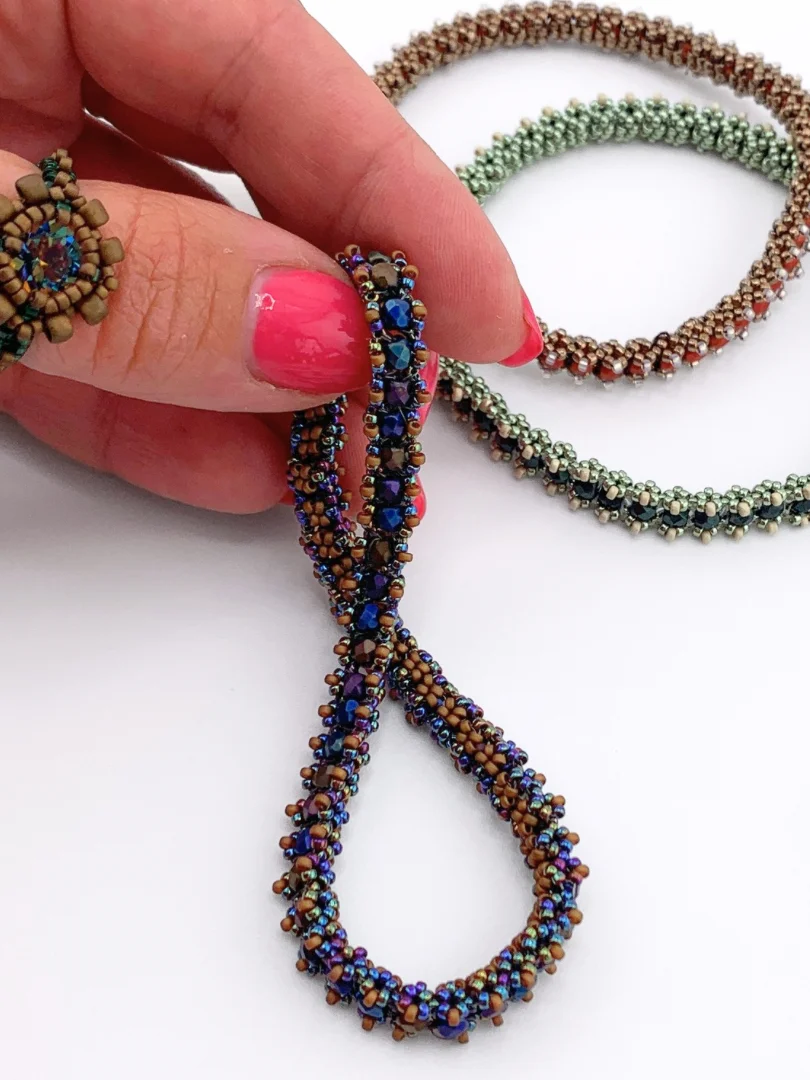 Beading Pattern - 3mm Fire-Polished Tennis Bracelet product image (2)