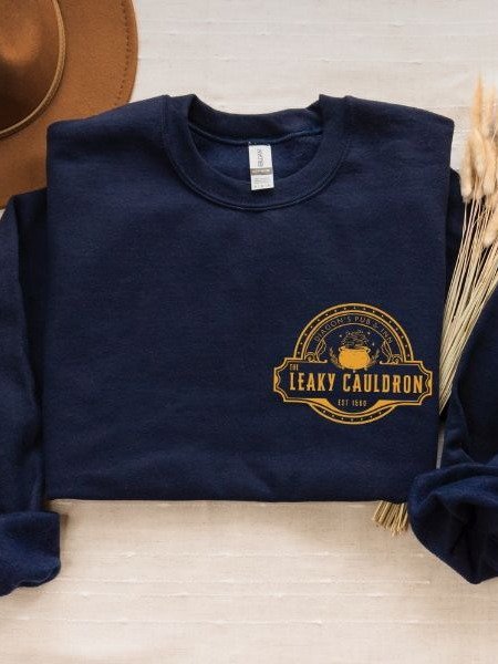 Magical Pub and Inn Vintage Cozy minimalist Fall Sweatshirt product image (4)