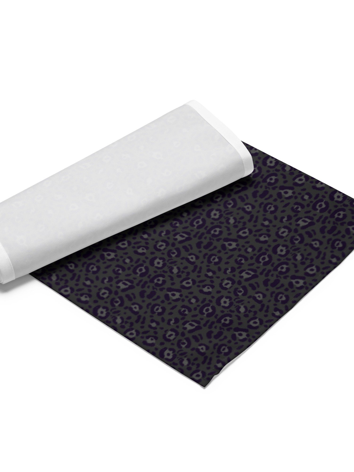 Black Leopard Print Table Runner for Home Decor product image (6)