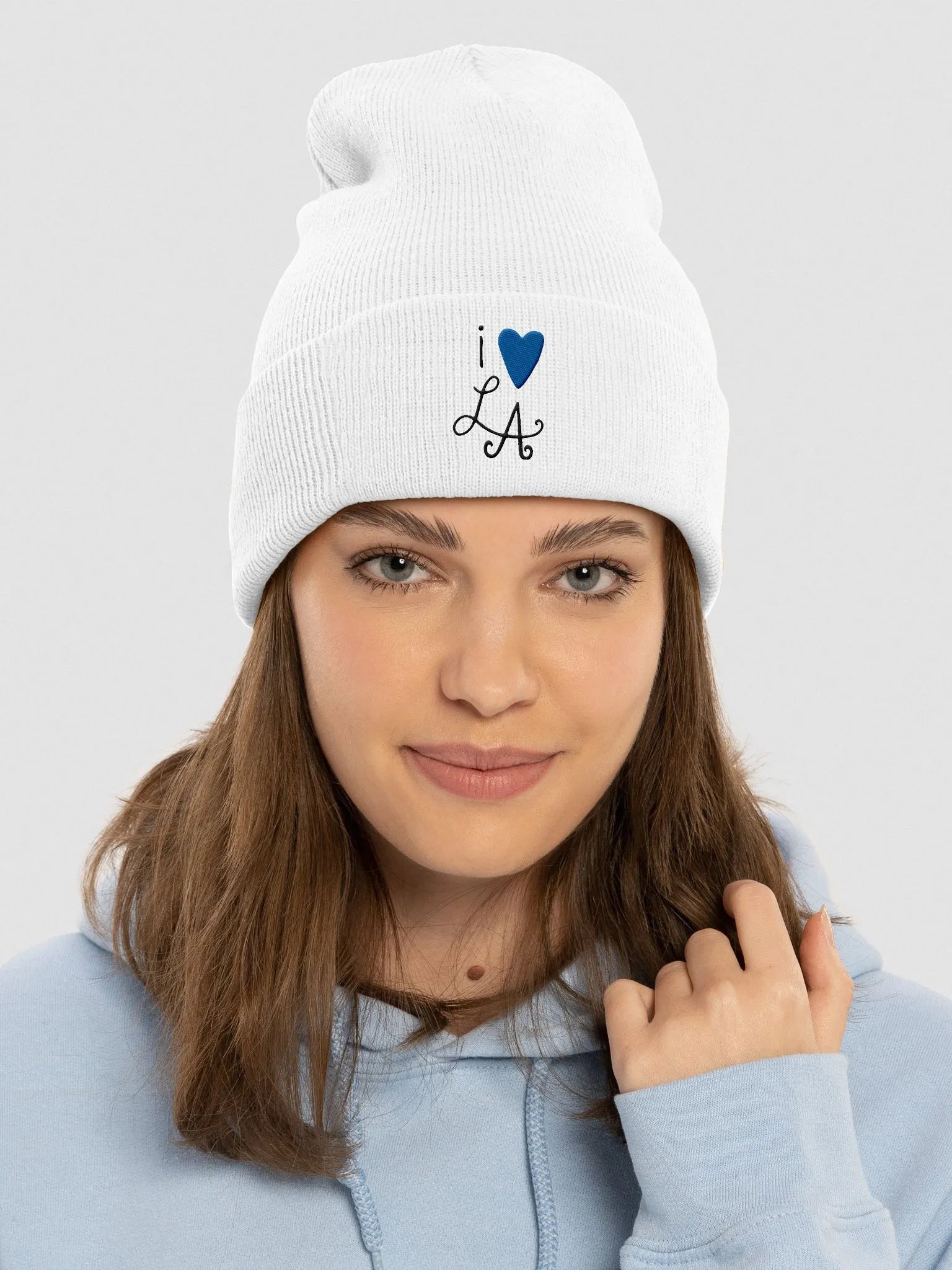 i ❤️ LA Beanie ~ Dodger Blue product image (5)