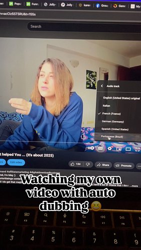 Only MALE voices on YouTube auto dubbing? 
SRSLY?! 

#contentcreator #youtuber #youtubeautodubbing #srsly #mademelaugh