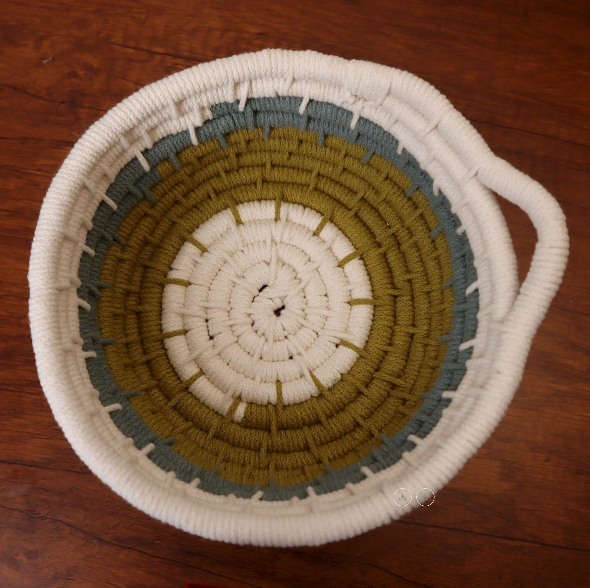 Coiled Basket Pattern | Easy Rope Basket DIY Tutorial (Digital PDF Pattern) product image (4)