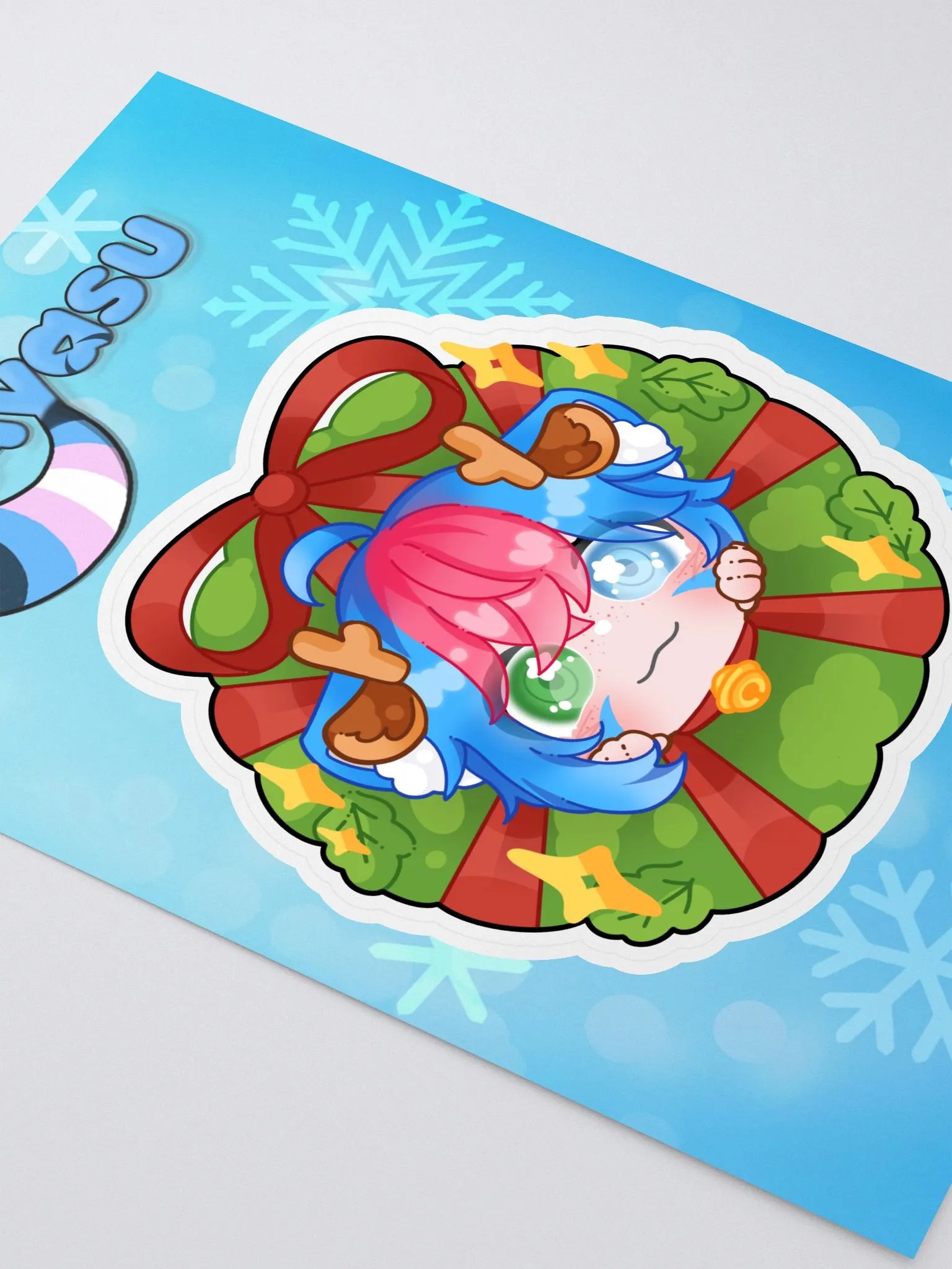Chibi Aya Wreath Sticker! product image (2)