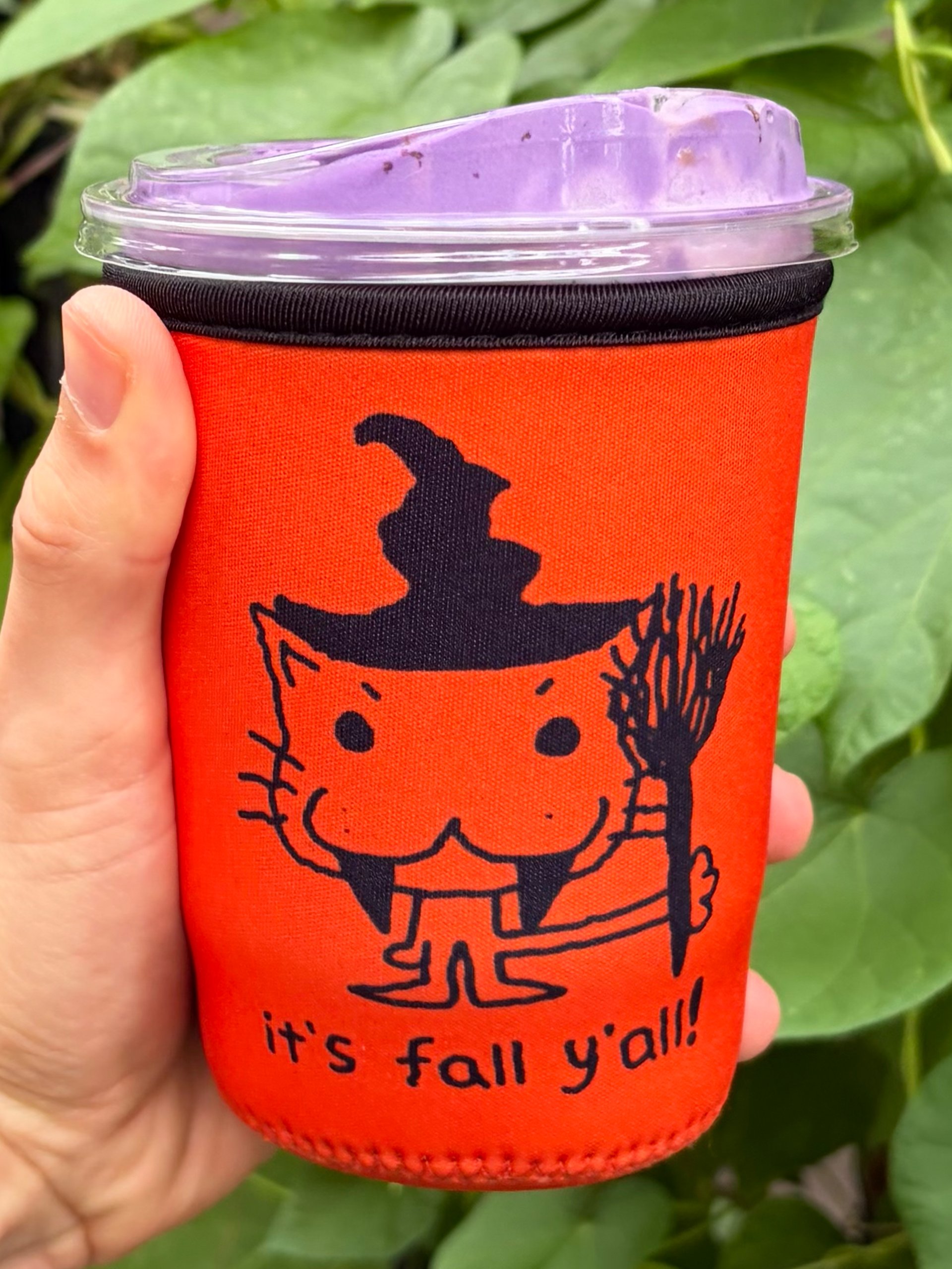 IT'S FALL Y'ALL KOOZIE!!! 🍂🍁🎃🐈‍⬛ product image (1)