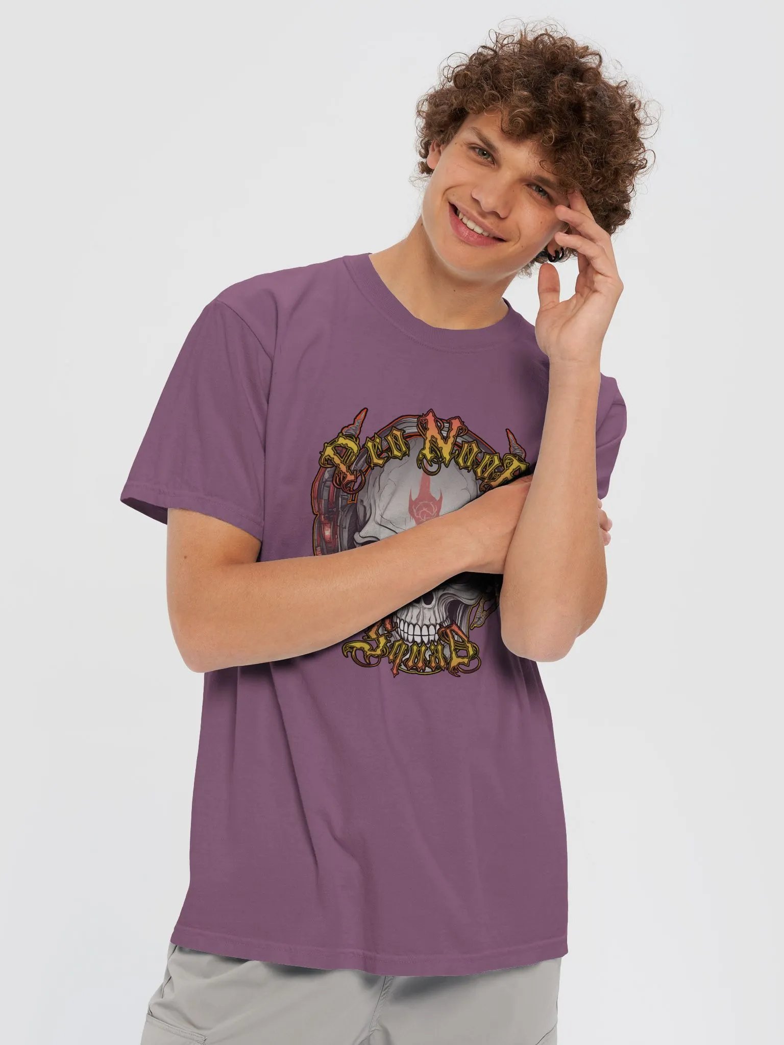 NooB skull and text t-shirt product image (35)