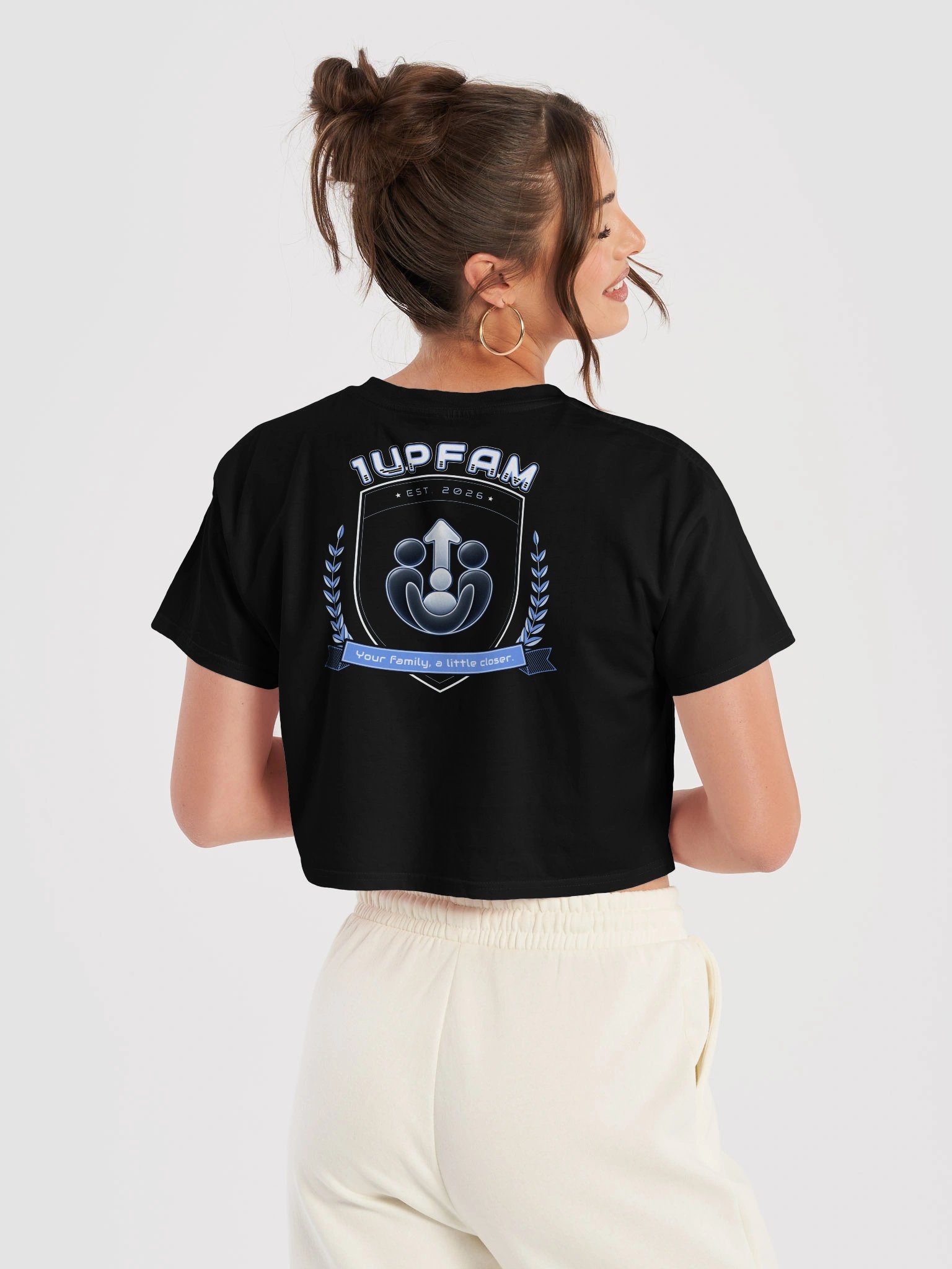 1UpFam Family Crest Crop Top product image (6)