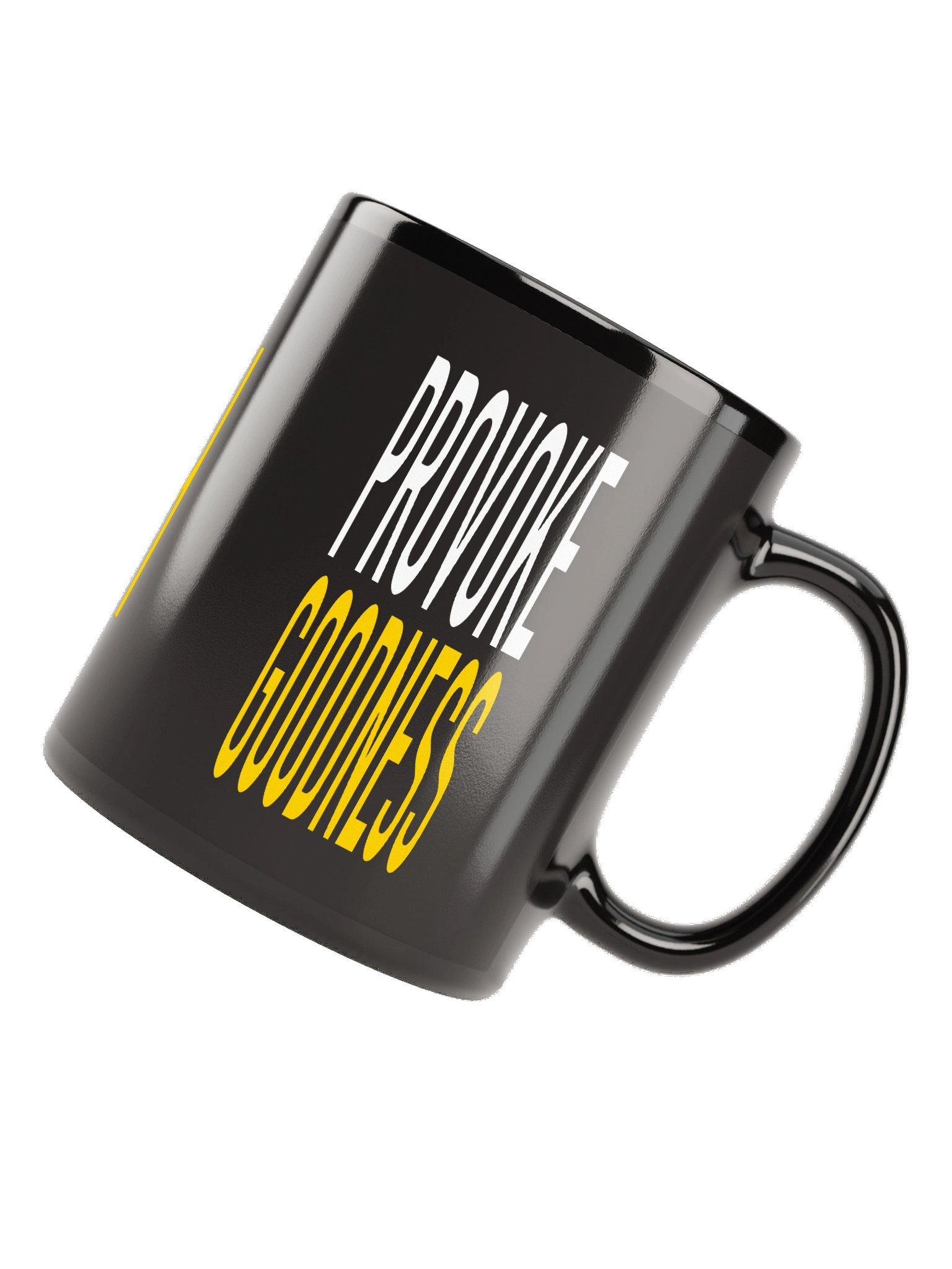 PROVOKÄHAUS Provoke Goodness Glossy Mug — Black product image (12)