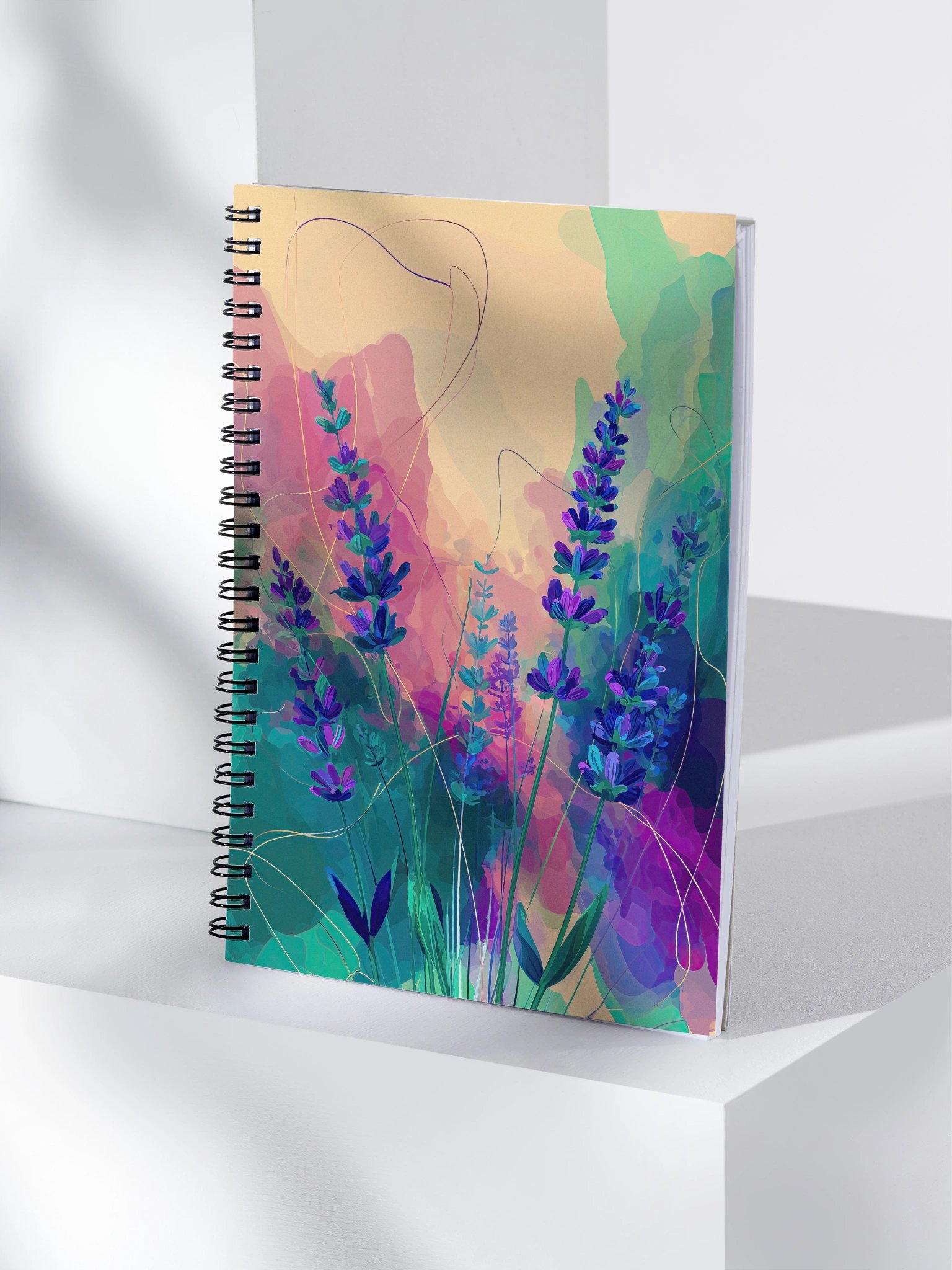 Abstract Lavender Notebook product image (4)