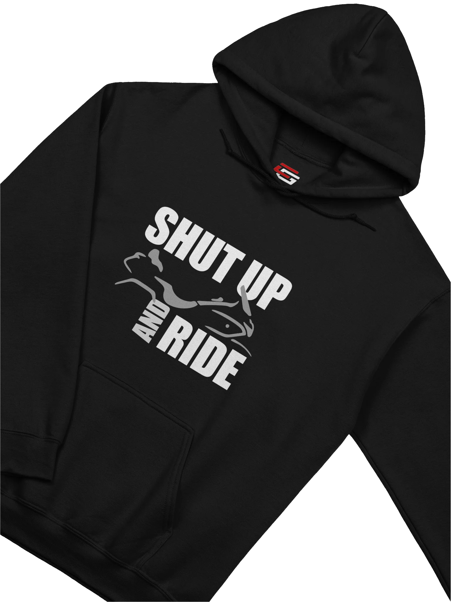 SHUT UP and RIDE Hoodie Goldwing product image (3)