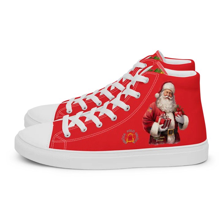 Santa Claus Retro High Tops Women Shoes product image (1)