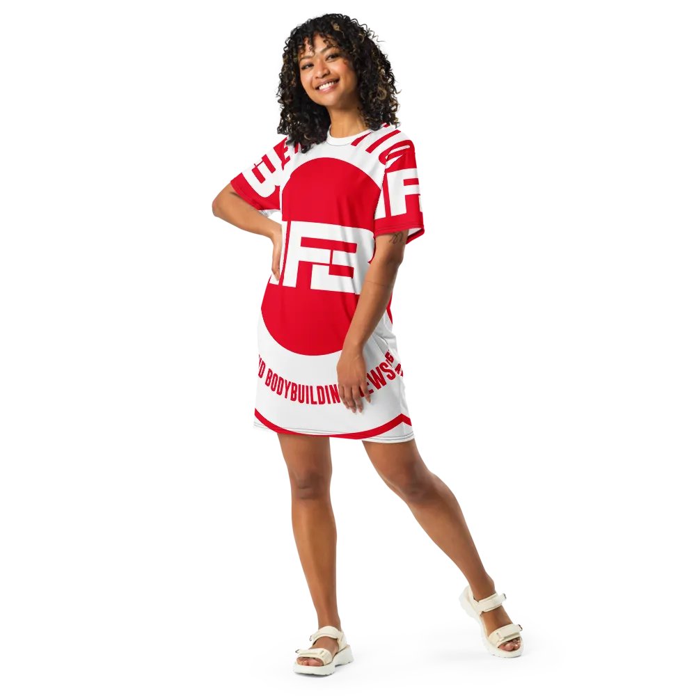 IFBNewsfeed.Org's All-Over Print T-Shirt Dress product image (9)