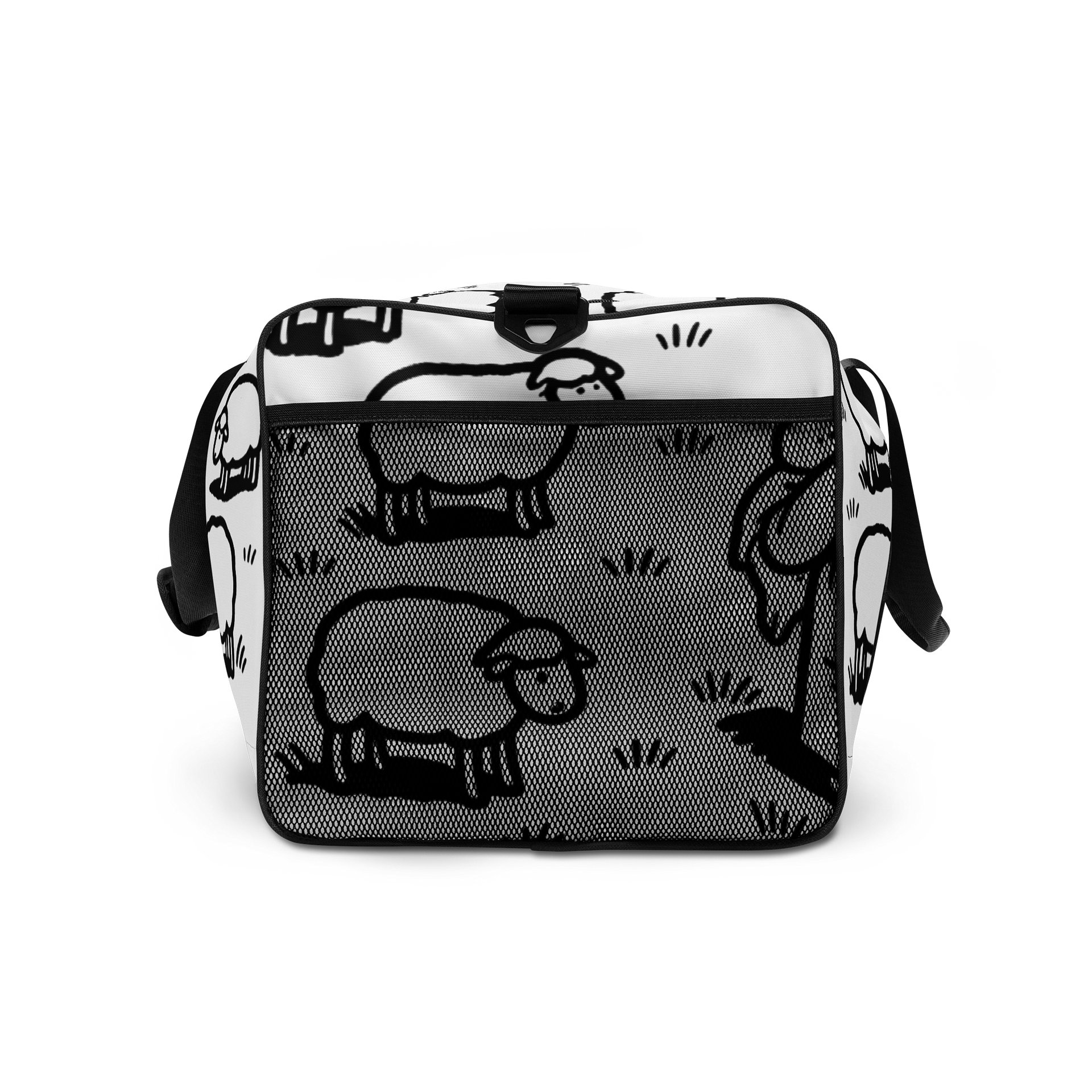 The Good Shepherd Doodle All-Over Print Duffle Bag product image (7)