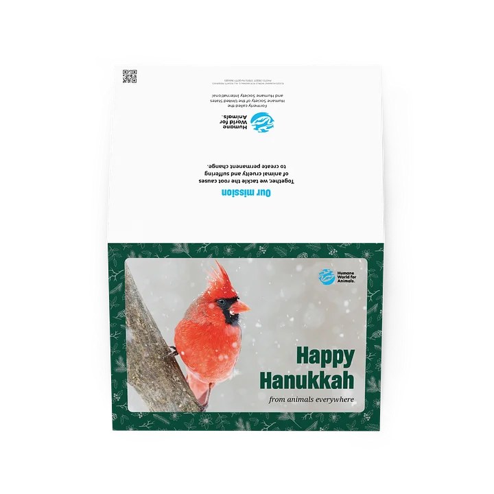 Hanukkah card - Bird design product image (2)