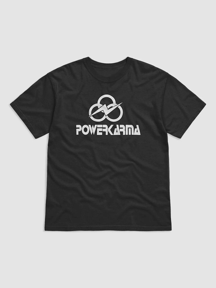 PowerKarma TShirt White Logo product image (1)