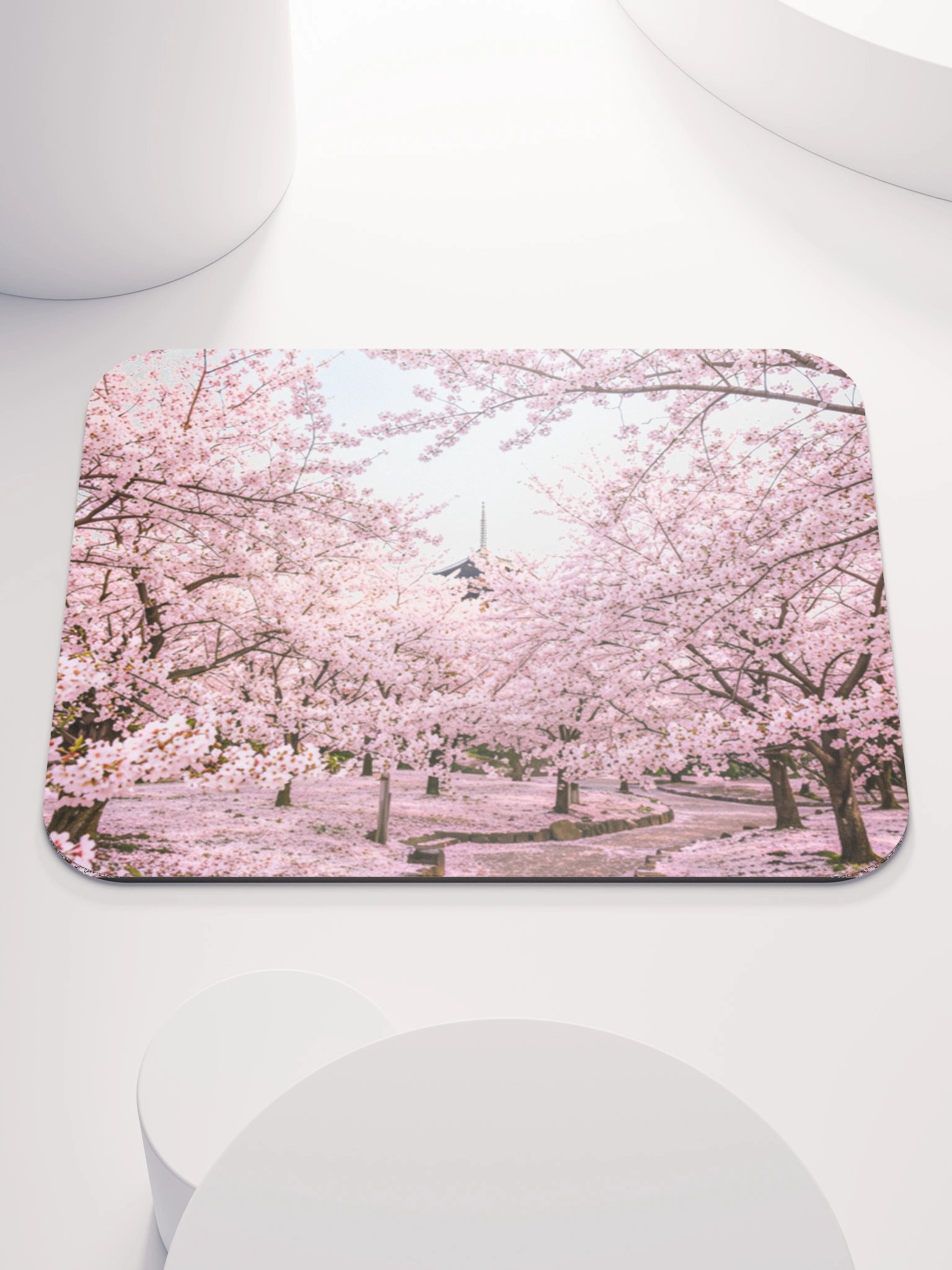Cherry Blossom Classic Mouse Pad | Non-Slip Sakura Mousepad product image (1)