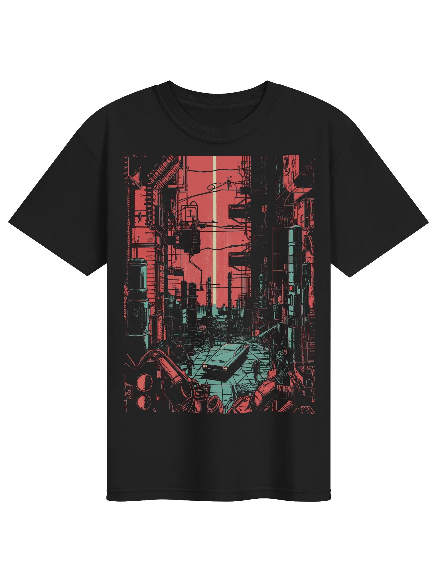 Cyberpunk Alley Heavyweight T-Shirt product image (1)