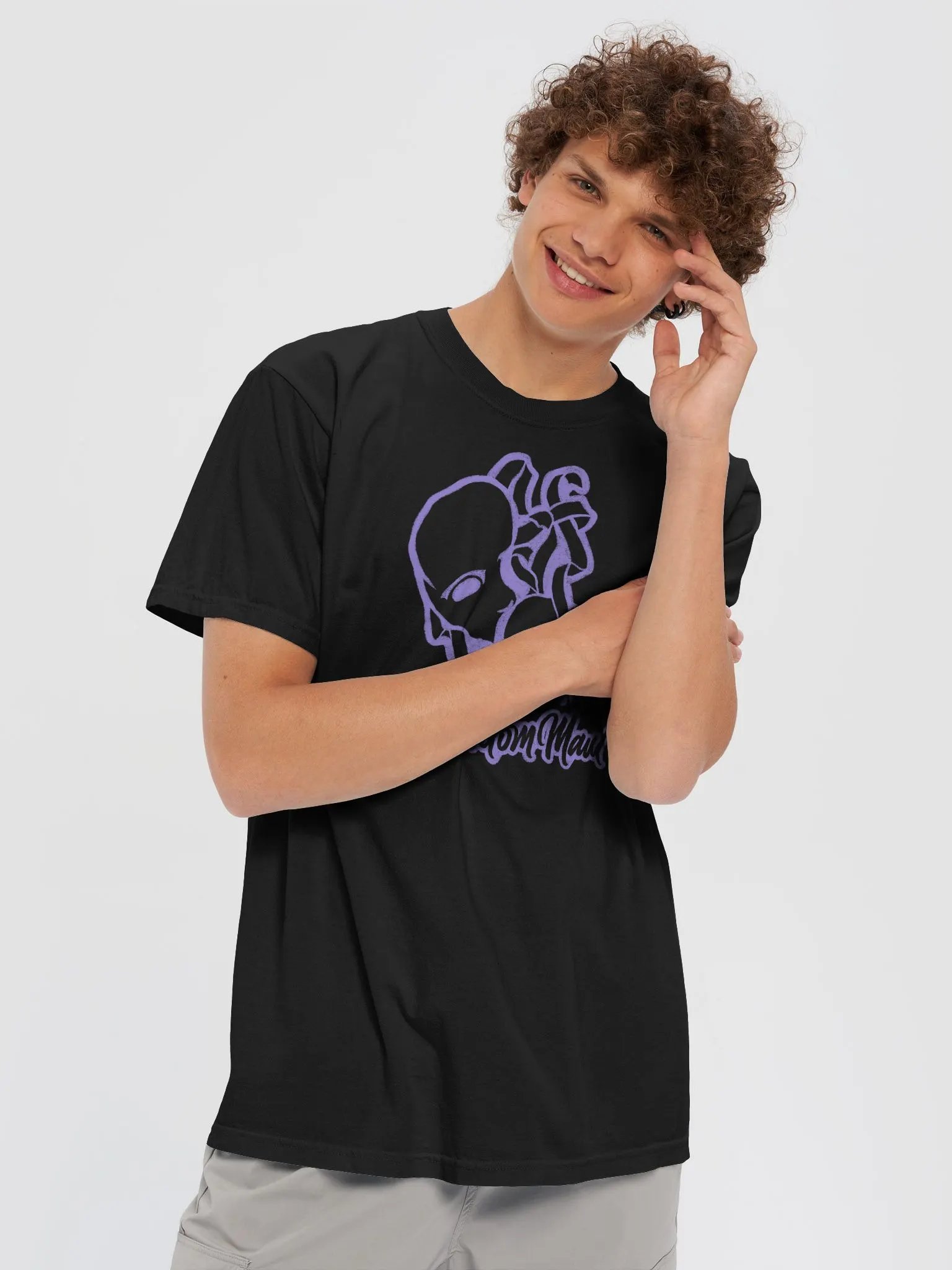 Light Purple Big Logo Heavyweight Tee product image (13)