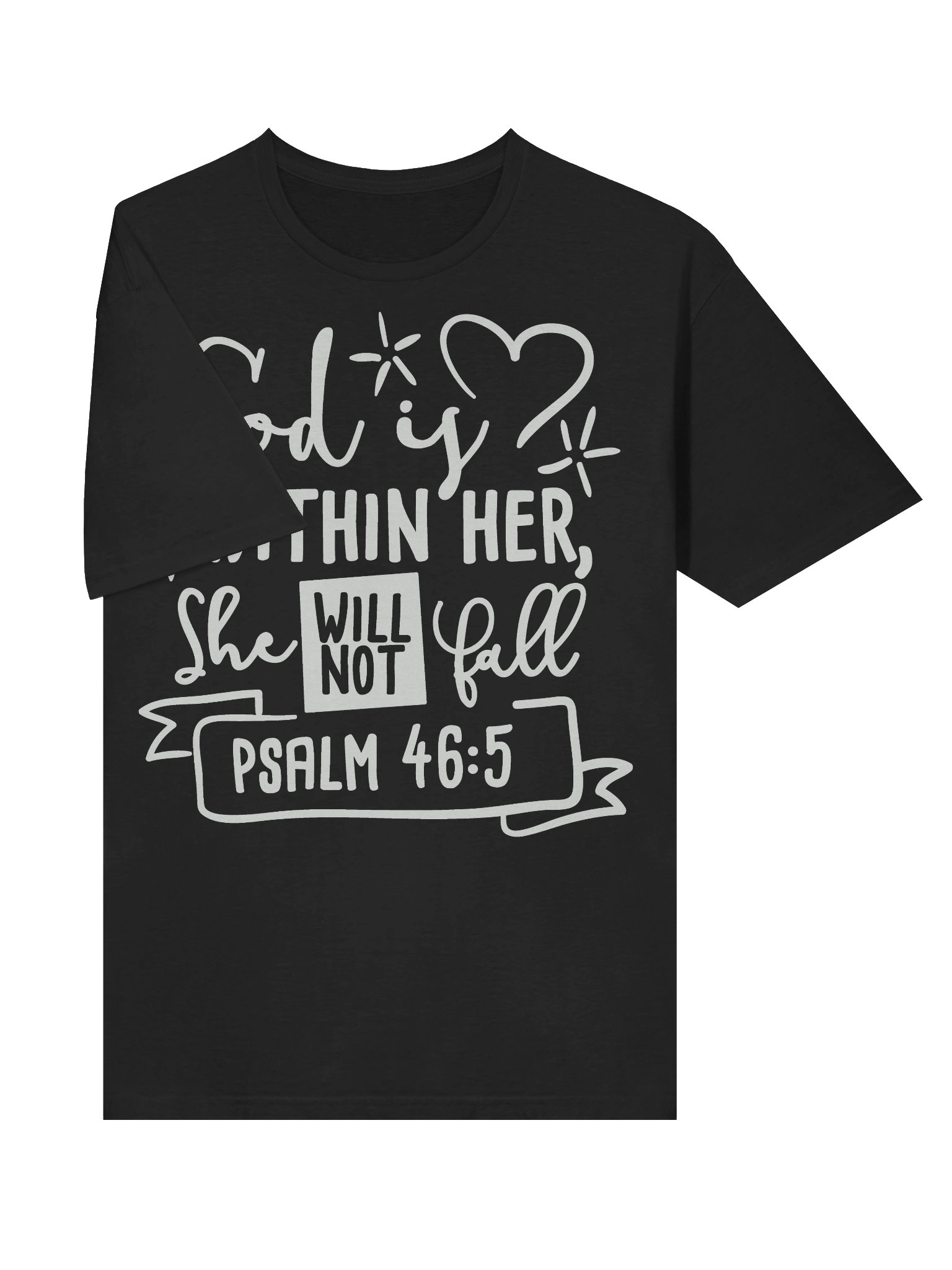 Christian Shirt God Is Within Her She Will Not Fall product image (5)