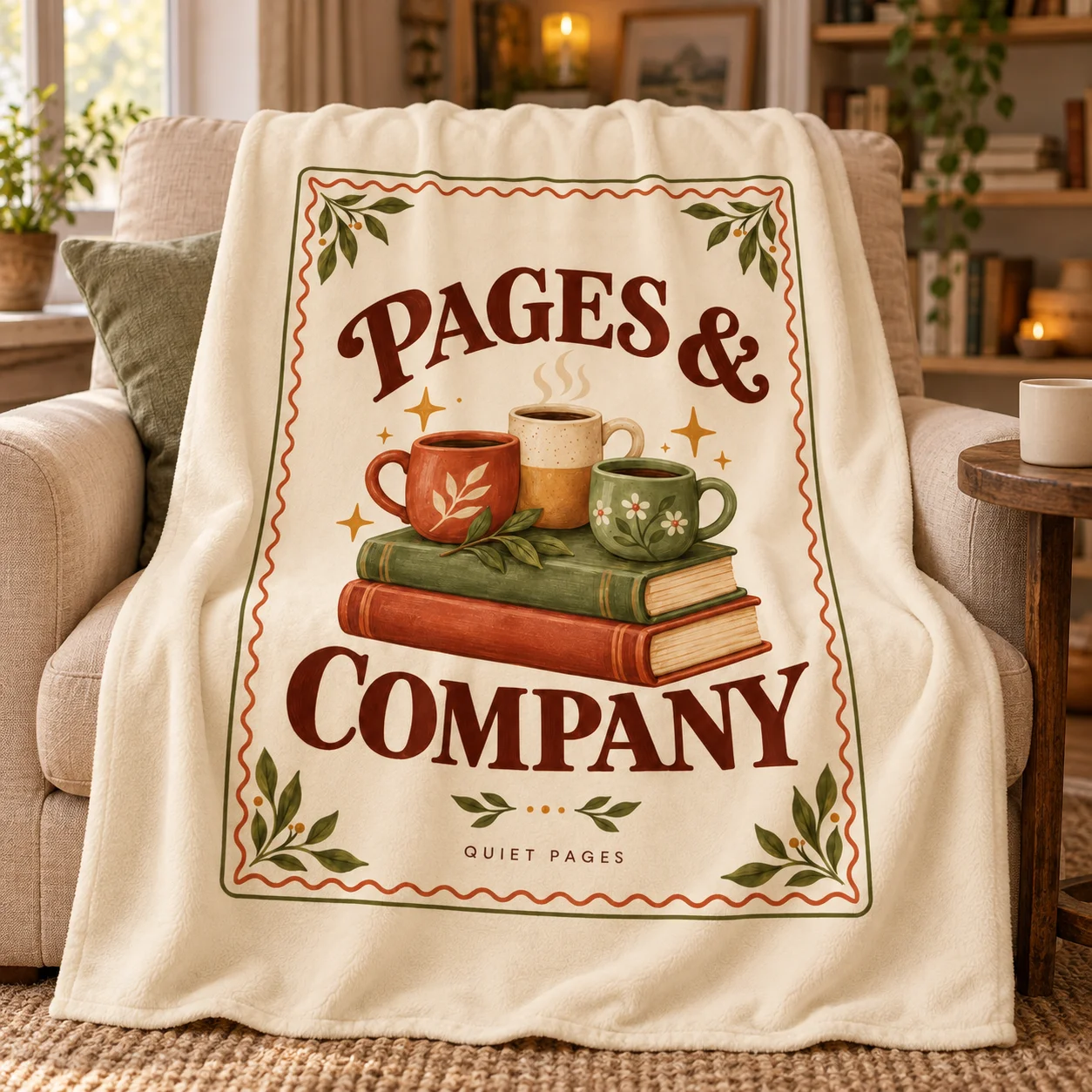 Pages & Company Throw Blanket product image (1)