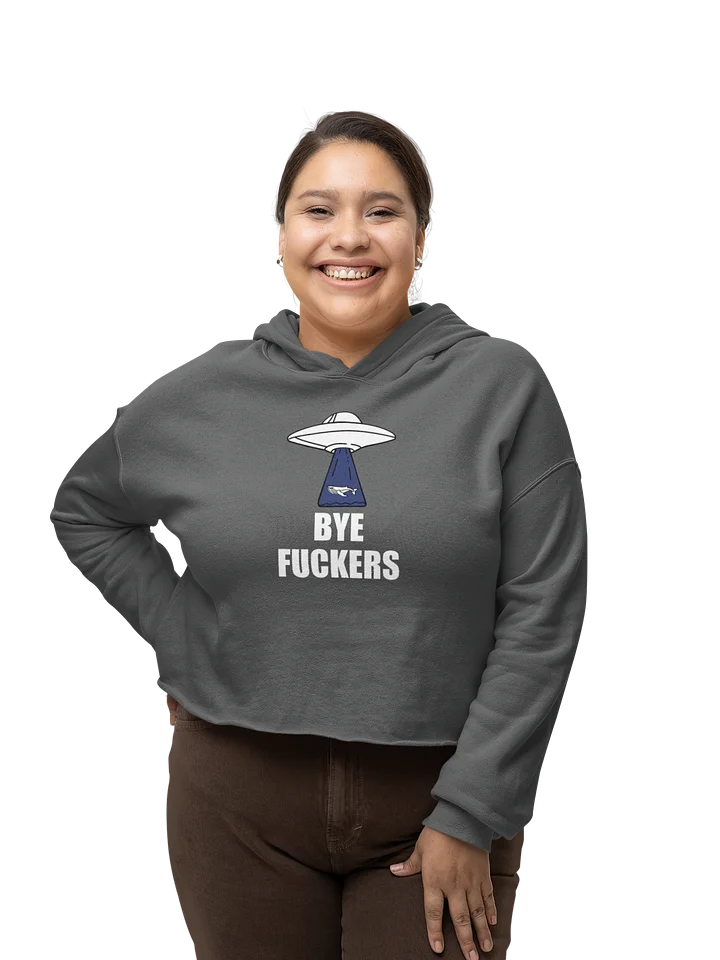 Bye Fuckers crop hoodie product image (1)
