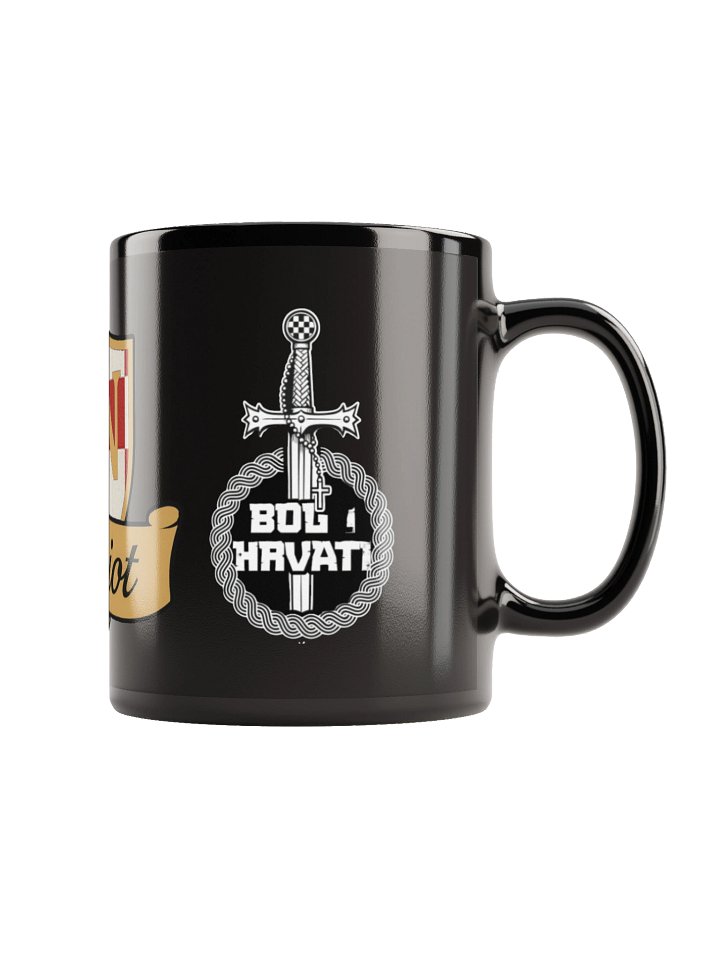 Patriotic Shield Black Glossy Mug product image (1)