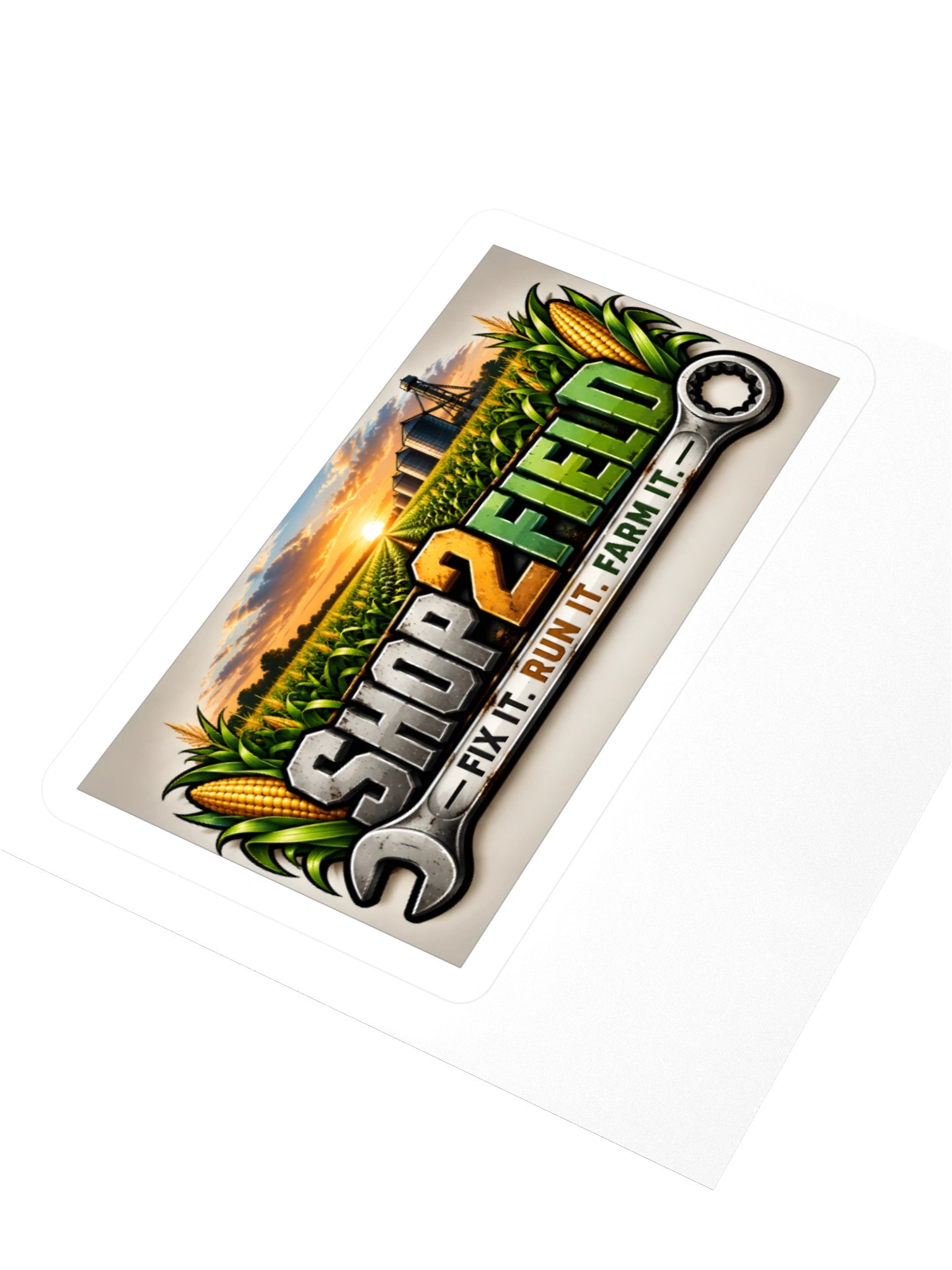 Shop 2 Field Farm Fix-It Kiss Cut Sticker product image (6)