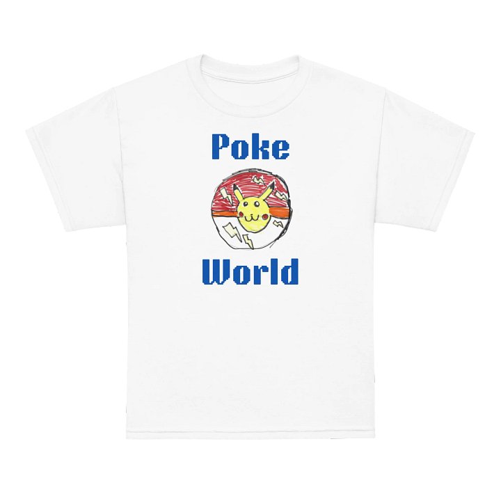 Poke World T-shirt (Youth Size) product image (1)