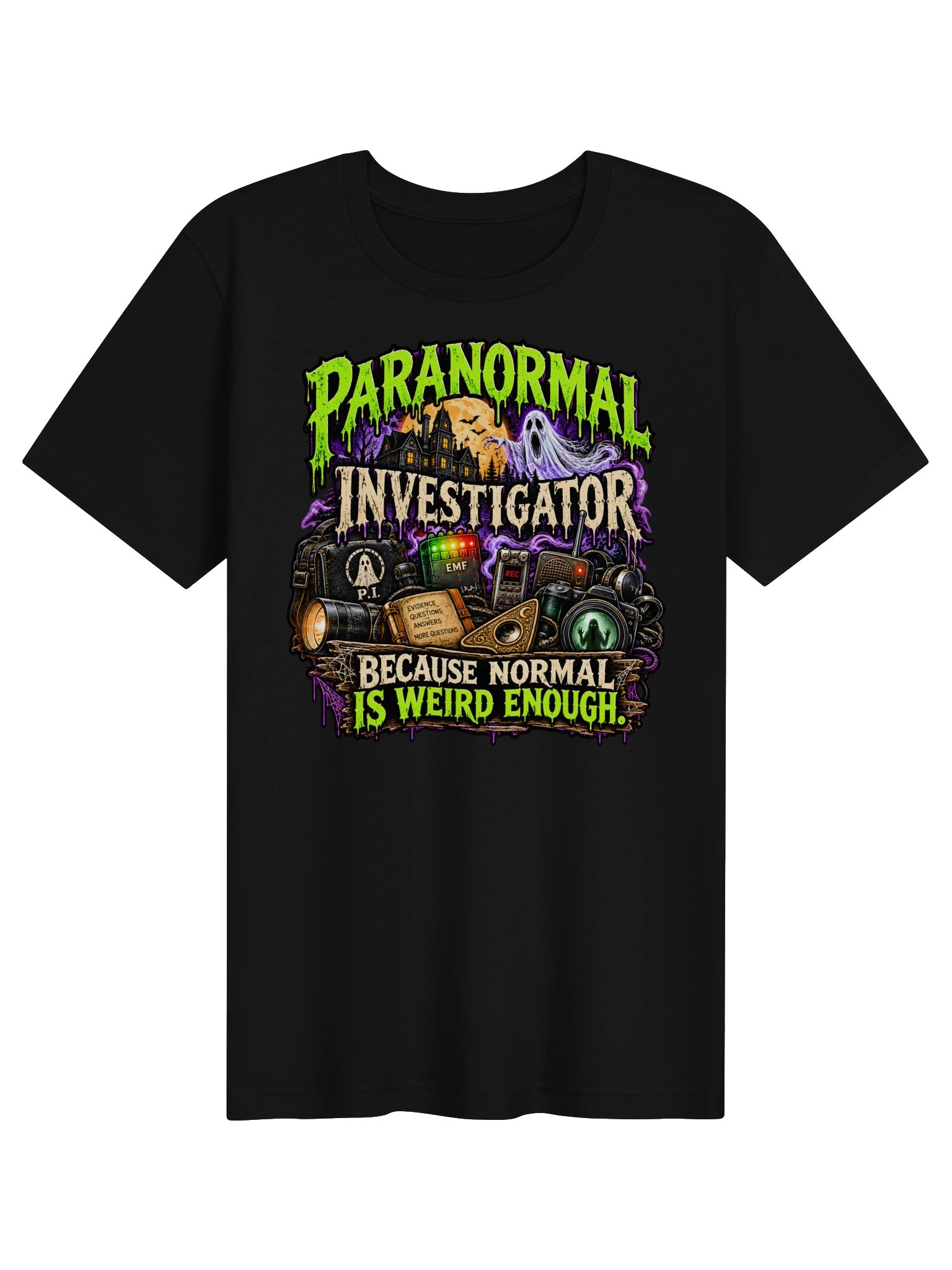 Paranormal Investigator Halloween Tee product image (1)